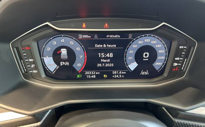 AUDI A1 SPORTBACK 30 TFSI 110 ch S tronic 7 S Line *** ARGENT FLEURET 
