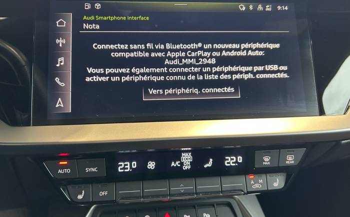 AUDI A3 BERLINE 35 TDI 150 S tronic 7 S-LINE