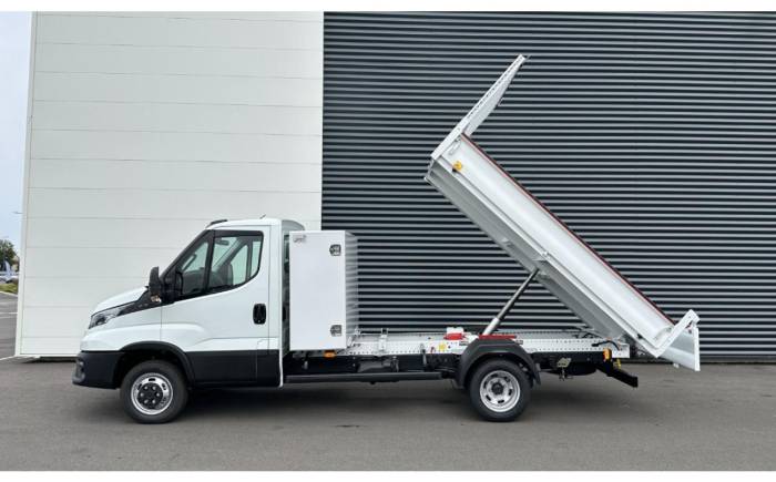 IVECO DAILY 35C16H 3.0 160ch 3750 QUAD-TOR Benne + Coffre